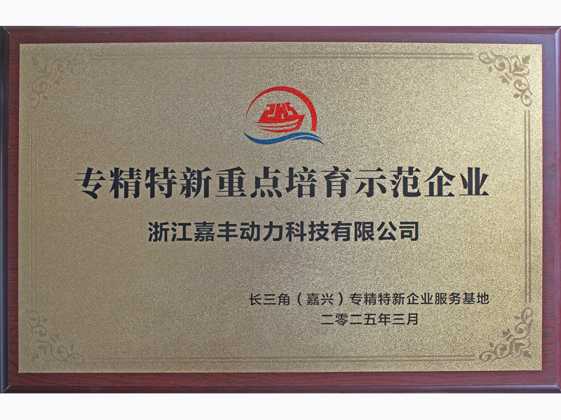 专新特精重点培育示范企业